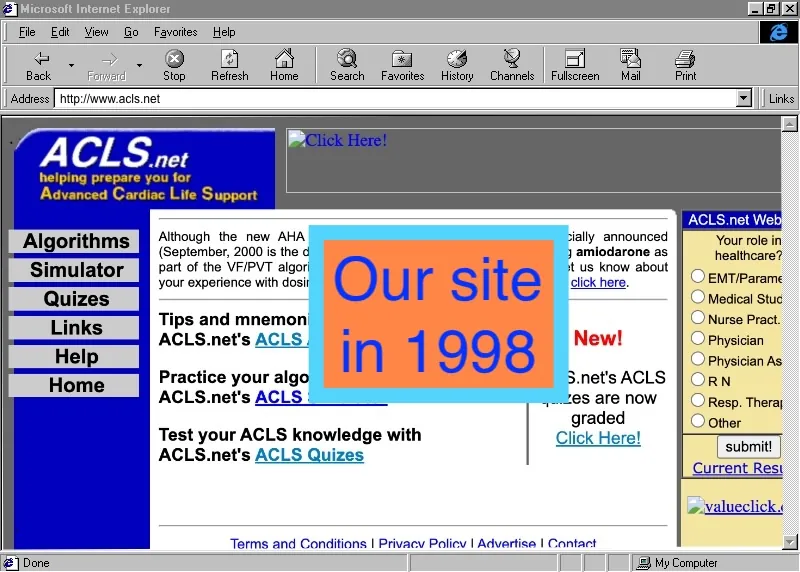 Original Pacific Medical Training Homepage